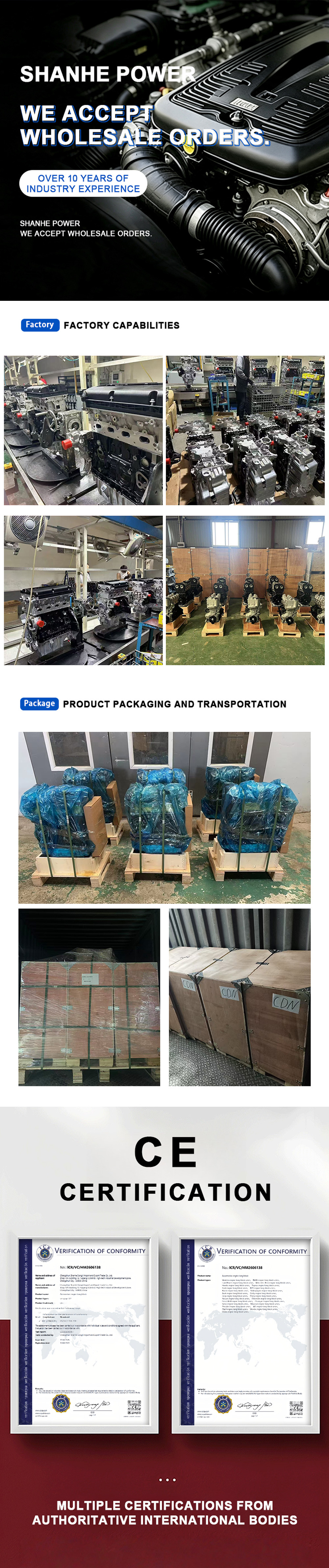 Car Engine K24V6 2.4L Engine Is Suitable for Honda Allison Motor Assembly Parts