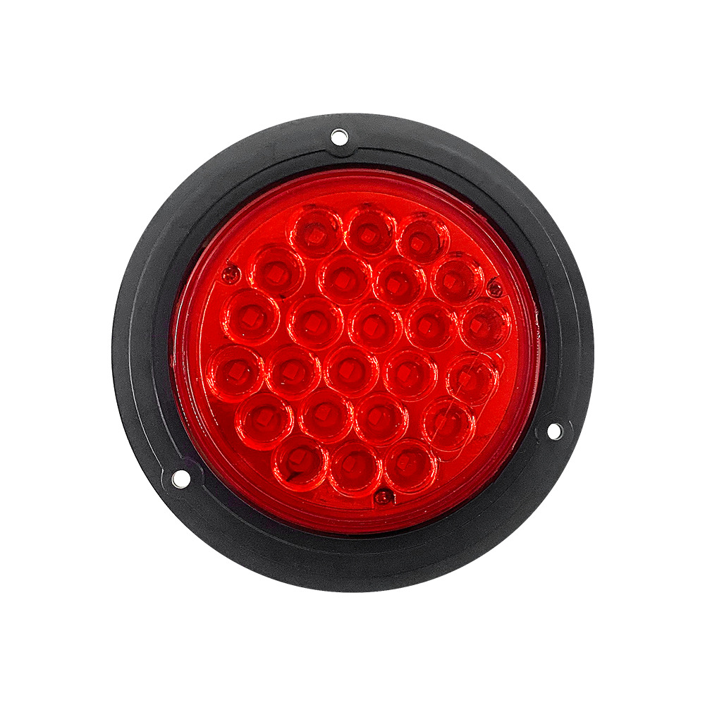 Camión redondo luz 24V camión lado luz coche LED redondo camión ligero LED luz redonda remolque luz redonda