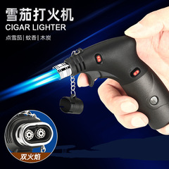 HL026 Portable Direct Strike Cigar Flame Gun Welding Gun BBQ Lighter Igniter Outdoor Moxibustion