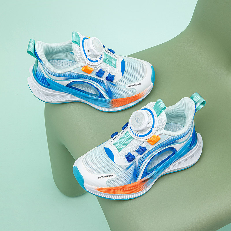 HOBIBEAR single net summer sandals boys frame shoes button shoes breathable girls sneaker factory direct sales