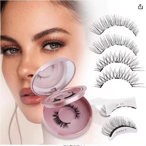 (Cross-border trading), false eyelashes, set for eyelashes, natural makeup, Amazon