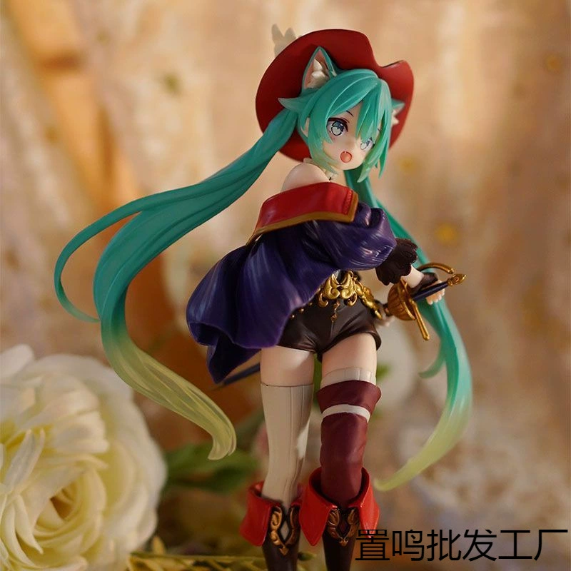Хатсуне Мику Фэйриленд Валтэрлэнд Кот в сапогах Фигурка Hatsune Анимационная модель Украшение для прекрасной девушки Оптовая продажа