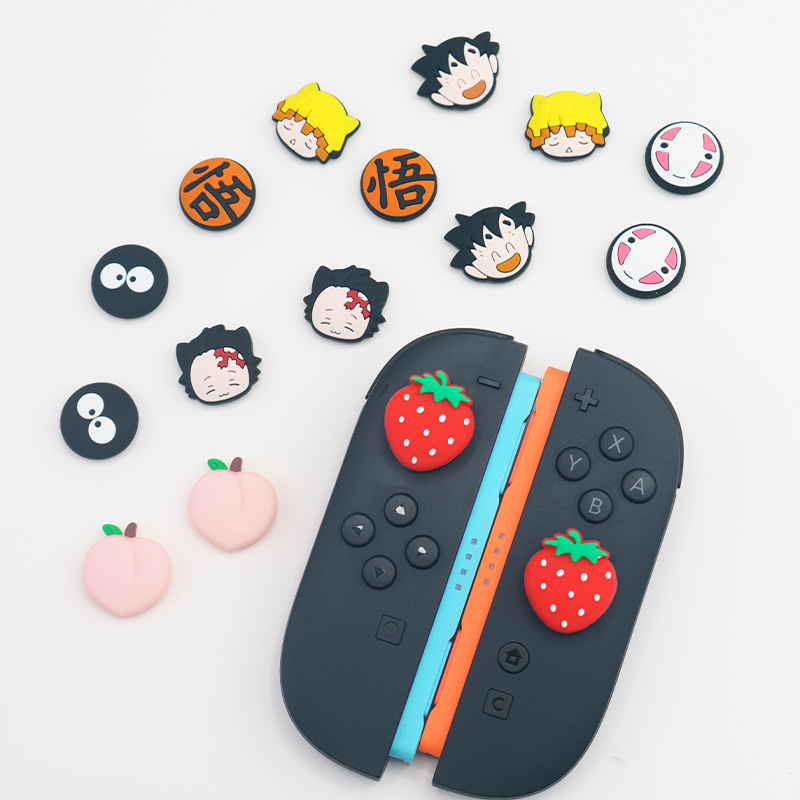 Cartoon Nintendo Switch2 Silicone Rocker Cap Ns2 Rocker Cap Protective Cover Handle Rocker Protective Cap Accessories