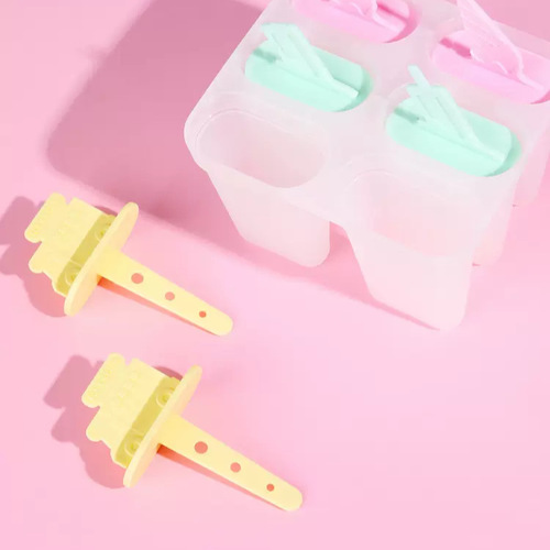 MINISO名创优品甜甜雪糕车系列冰棒模6支装 冰淇淋模型模具冰格