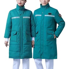 新款急救棉服河南急救防寒棉衣男女医生冬季值班棉袄医护出诊加厚