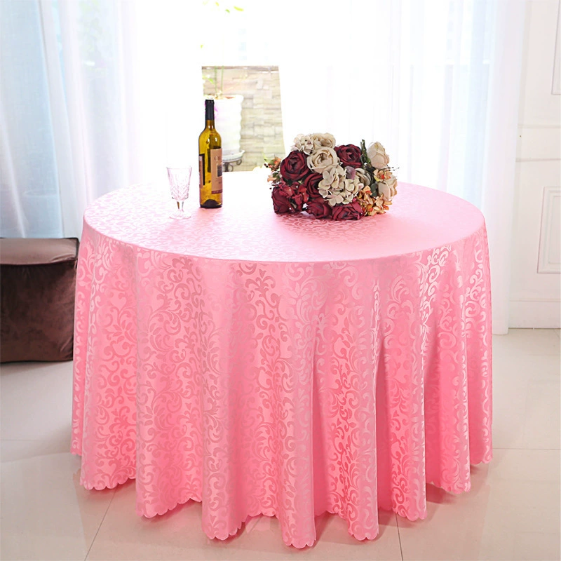Blossom Table Cloth Hotel Restaurant Polyester Hook Flower Round Founded Fedry Fedry Wedding Conference The Titan Table Skirt Manufacturer directly confess