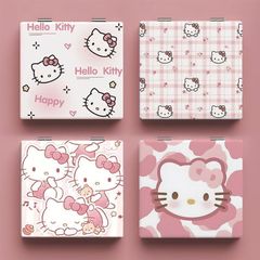 子猫、大きな頭の猫、小さな鏡、ポータブル折りたたみミラー、かわいいポータブル化粧鏡、化粧鏡、手持ちミラー
