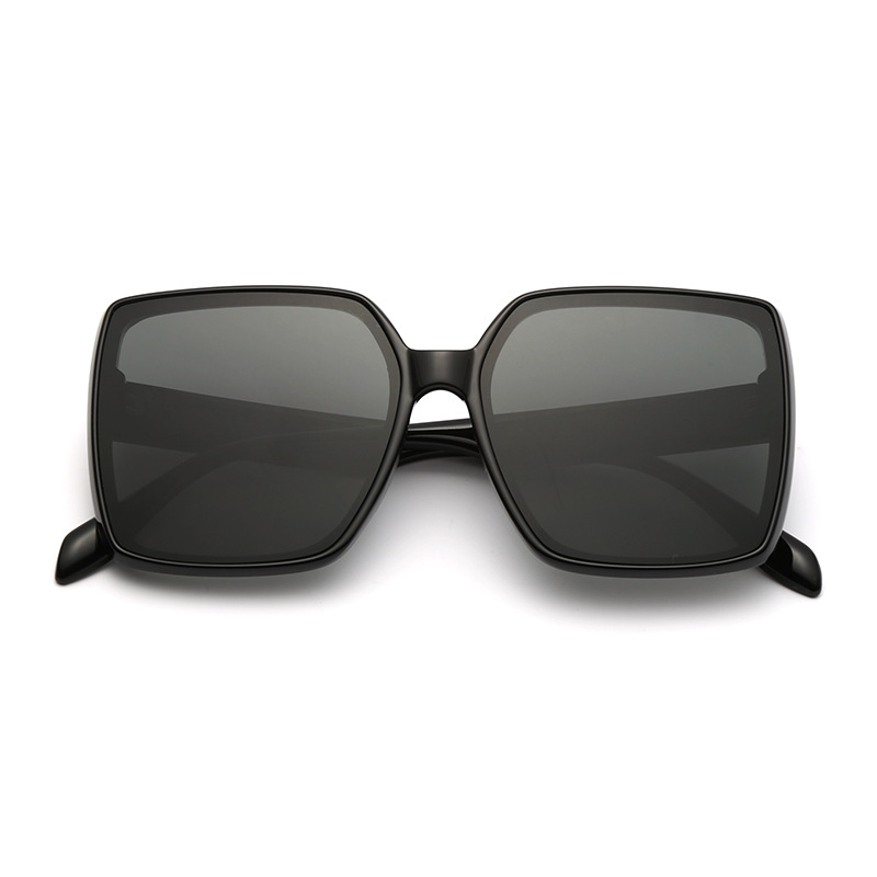 2022新款时尚街拍大框太阳镜女 个性米钉墨镜欧美方形太阳眼镜潮