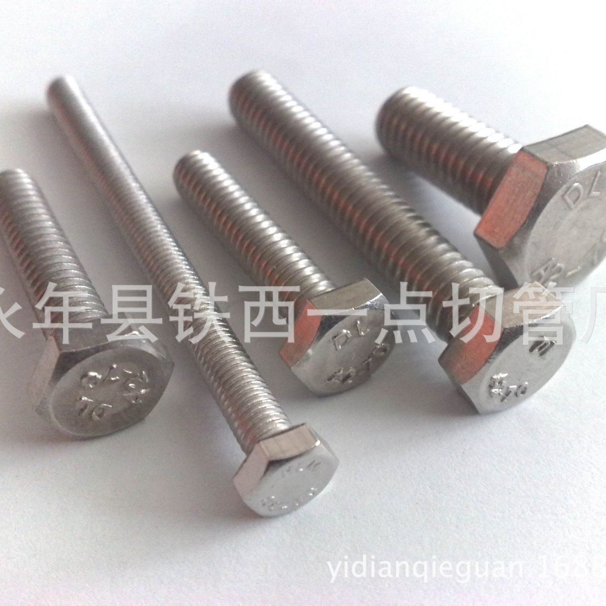 不锈钢外六角螺丝全牙螺丝M8*10/12/16/20/25/30/35/40