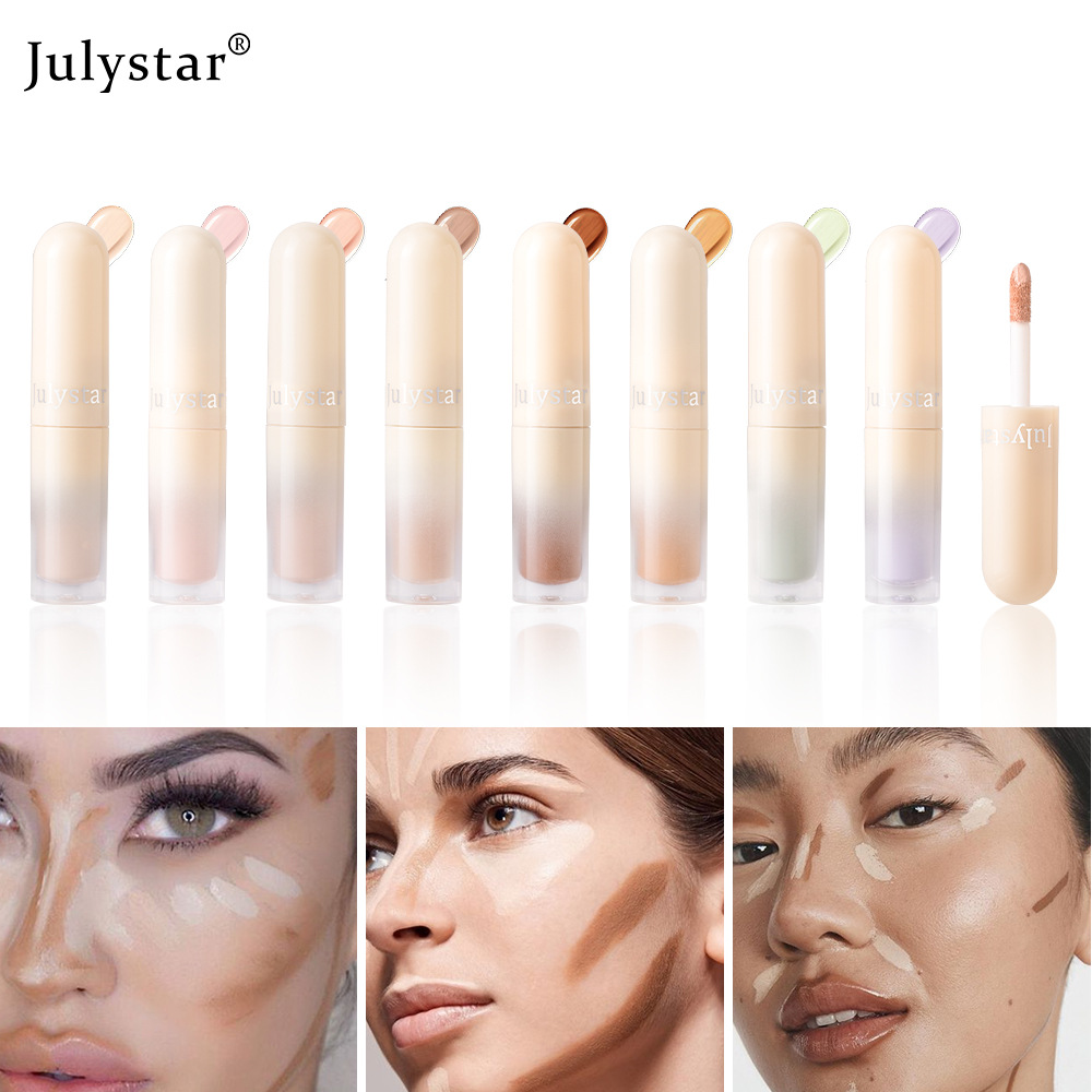 Julystar Facial Acne Mark and Dark Circle Concealer, long-lasting waterproof tattoo coverage, Natural light and thin, long-lasting makeup concealer undefined