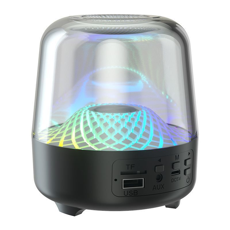 在庫あり ハーマン同型カートンガラス 第4世代ワイヤレスBluetoothスピーカー 雰囲気照明 デスクトップステレオ 小型スピーカー|undefined