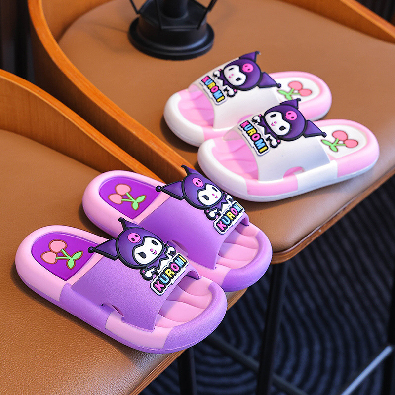 Children's Slippers Boys Summer Indoor Girls Non-Slip Wear-Resistant 2024 New Style Girls' Sandals and Slippers Wholesale