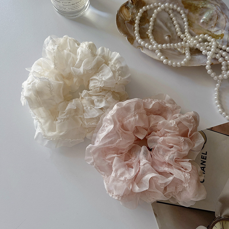 Street Occasion Cute Flower Cloth Handmade Hair Tie 1 Piece