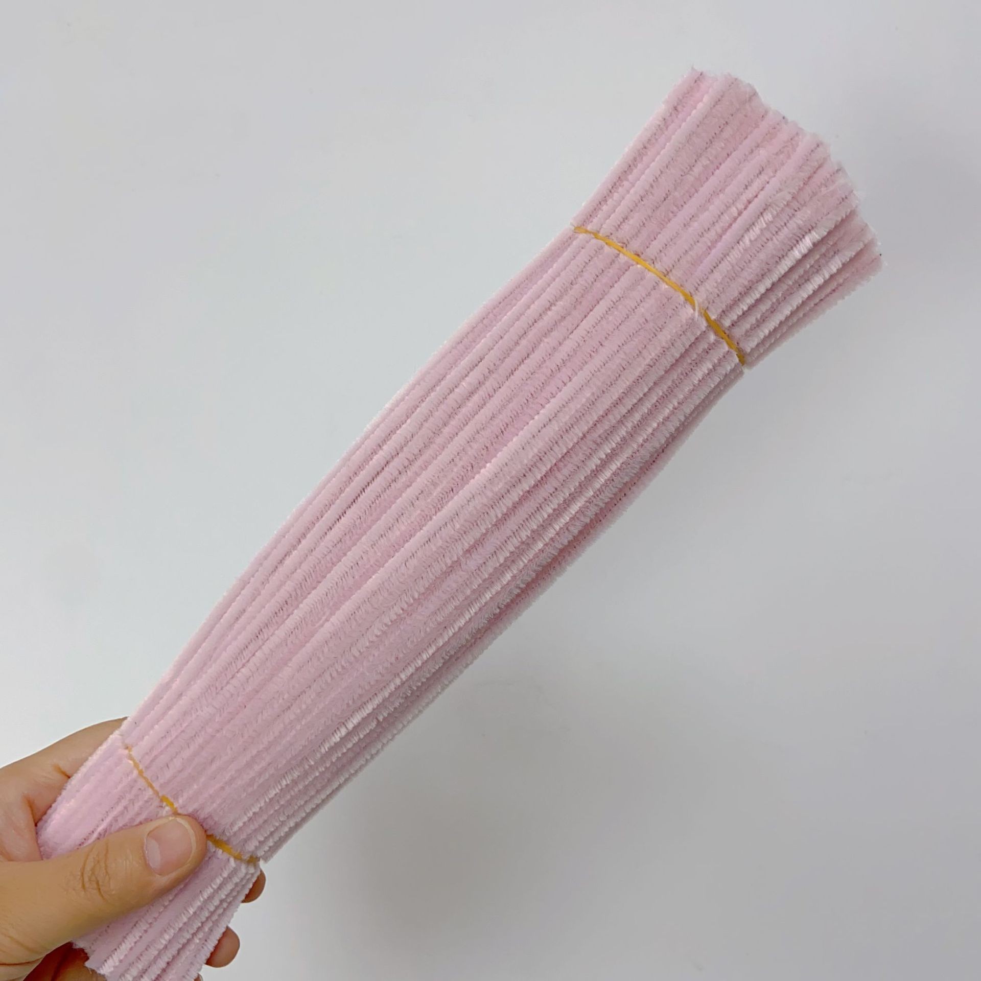 Twisted stick macaron color súper denso hecho a mano tiras de lana niños DIY juguetes educativos arte ramo paquete material al por mayor