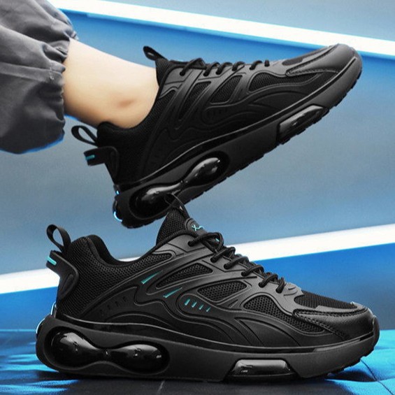 Zapatos casuales de estilo deportivo de hombre cuatro estaciones, zapatos de hombre cómodos transpirables, zapatos casuales de moda con suela gruesa y versátiles.