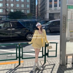 2025年针织套装新款秋季开衫上衣外套无袖显瘦连衣裙时尚两件套女