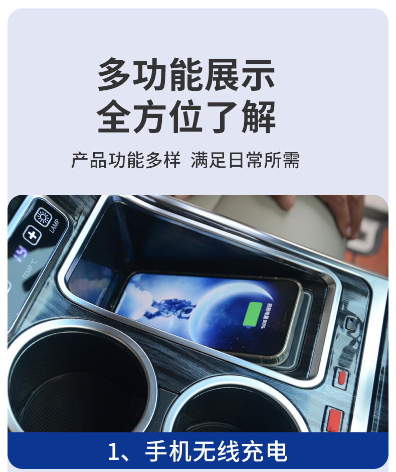 Suitable for Mercedes-Benz New Vito Armrest Box V260 Viano Armrest Box Car Interior 24 Models Vito Cross-Border Exclusive Supply