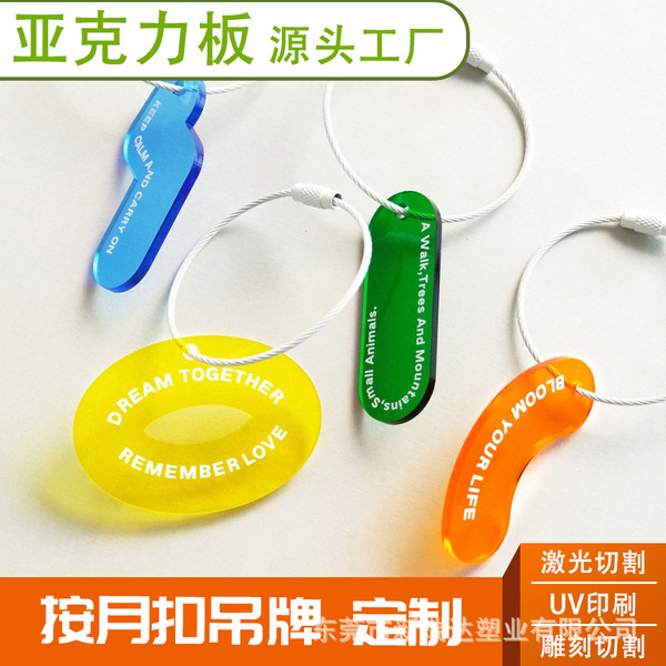 Acrylic cartoon keychain
