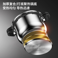 Pressure Cooker 10-16L New Commercial Double-Handle Pressure Cooker Restaurant Large Capacity Induction Pressure Cooker