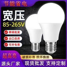 led灯泡批发e27螺口跨境电商节能球泡灯家用照明恒流110v宽压灯泡