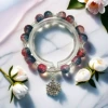 BA19 Snowflake Glass Bracelet