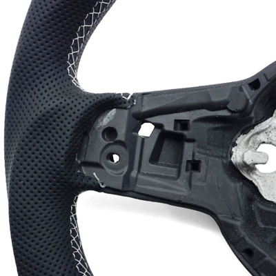 Steering wheel Mk7 Gti Rline Semi-Perforated White