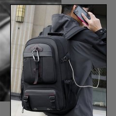 超大容量メンズバックパック、トラベルバックパック、カジュアルスポーツスタイルアウトドア荷物バッグ、登山バッグ、防水スクールバッグ