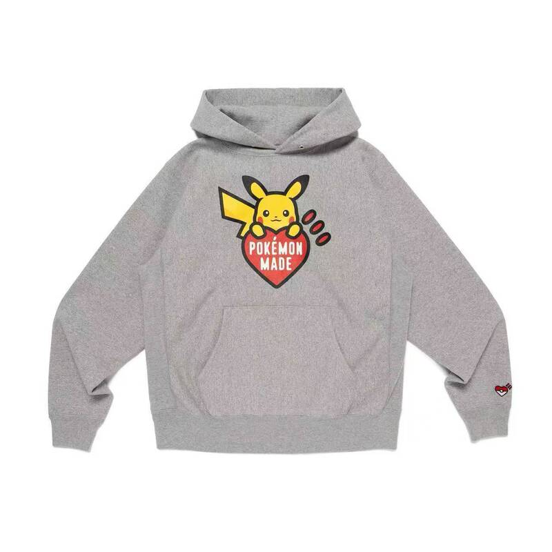 Human Hm Home Pokémon Co-Branded Green Onion Duck Hooded Sweatshirt Loose Ins Same Style Hoodie for Men and Women Human Hm Home Pokémon Co-Branded Green Onion Duck Hooded Sweatshirt Loose Ins Same Style Hoodie for Men and Women
