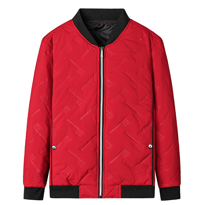 Abrigo acolchado de algodón transfronterizo para hombres 2023 Abrigo acolchado de algodón de invierno Moda de hombre de moda cálido cuello de béisbol Abrigo acolchado de algodón para hombres Algodón