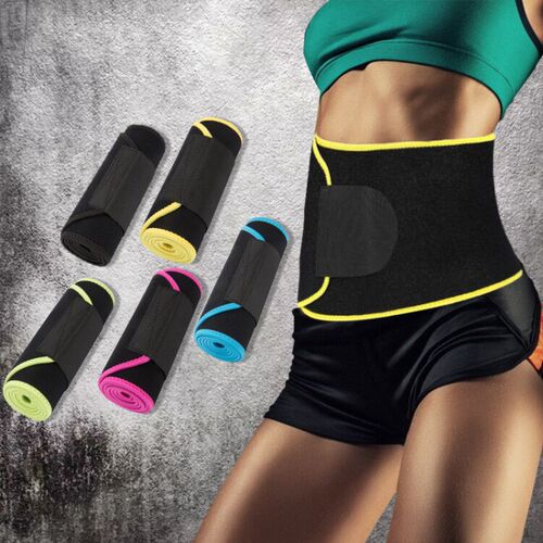 Cross-border fitness belt, neoprene material, colorful warm waist protection sports belt, breathable internet celebrity sweat corset belt