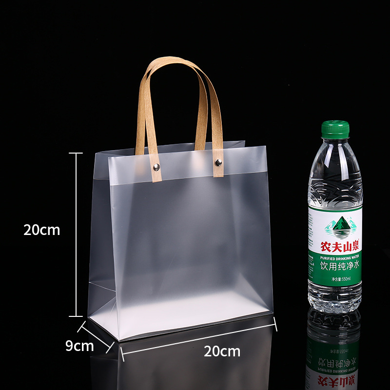 Bolsa de plástico transparente PP personalizada bolsas de regalo dulces de boda con bolsas de regalo personalizadas