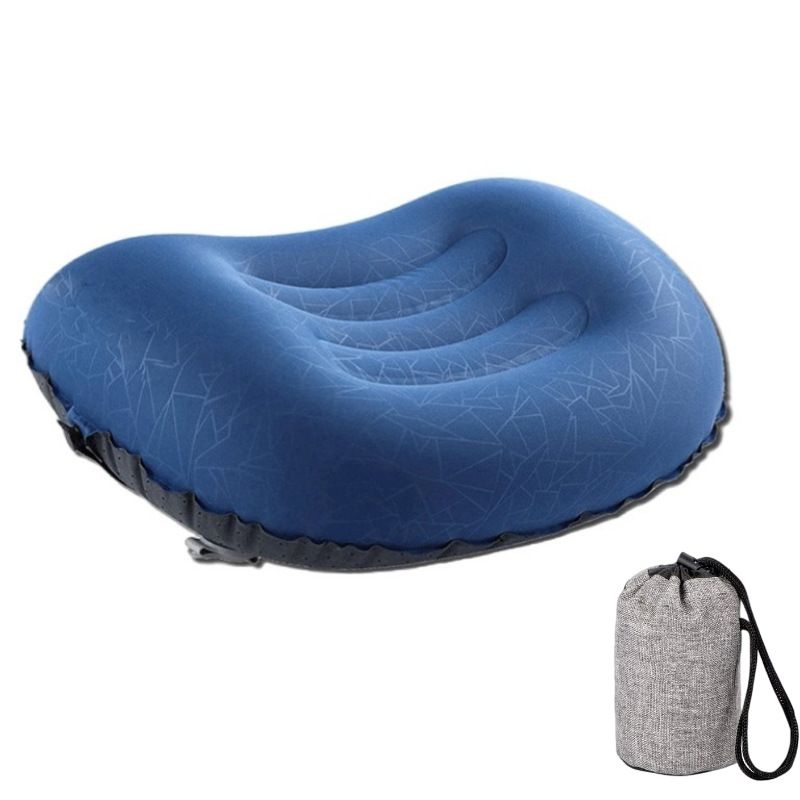 Almohada inflable al aire libre Almohada de aire TPU especial Almohada de TPU de almacenamiento portátil Almohada de viaje portátil