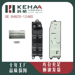84820-12480 Toyota Old Corolla sol ön elektrik şüşə qaldırıcı üçün uyğundur