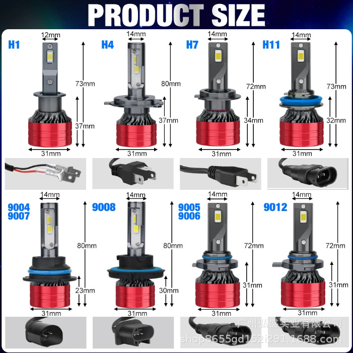 Fabricante de faros LED de coche con cuentas de lámpara CSP3570