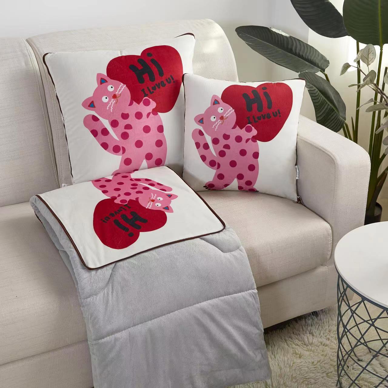 안녕하세요 고양이 (두꺼운 벨벳 스타일)