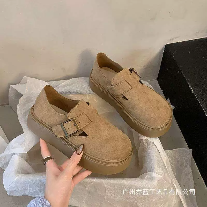 Footwear, shoes platform, fashionable loafers