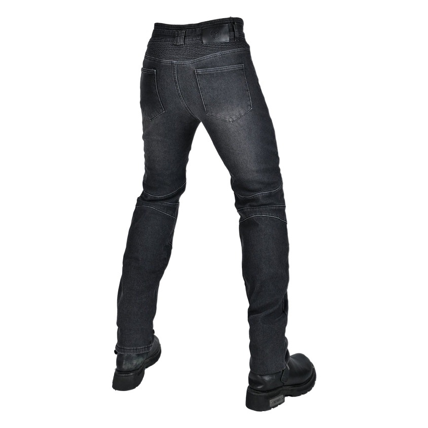 VOLERO Pantalones vaqueros de la motocicleta de los hombres y de las mujeres pantalones de montar de la motocicleta de Invierno Polar-forrado Impermeable cálido Racing pantalones anti-caída
