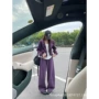 新款松弛秋季美式阔腿裤