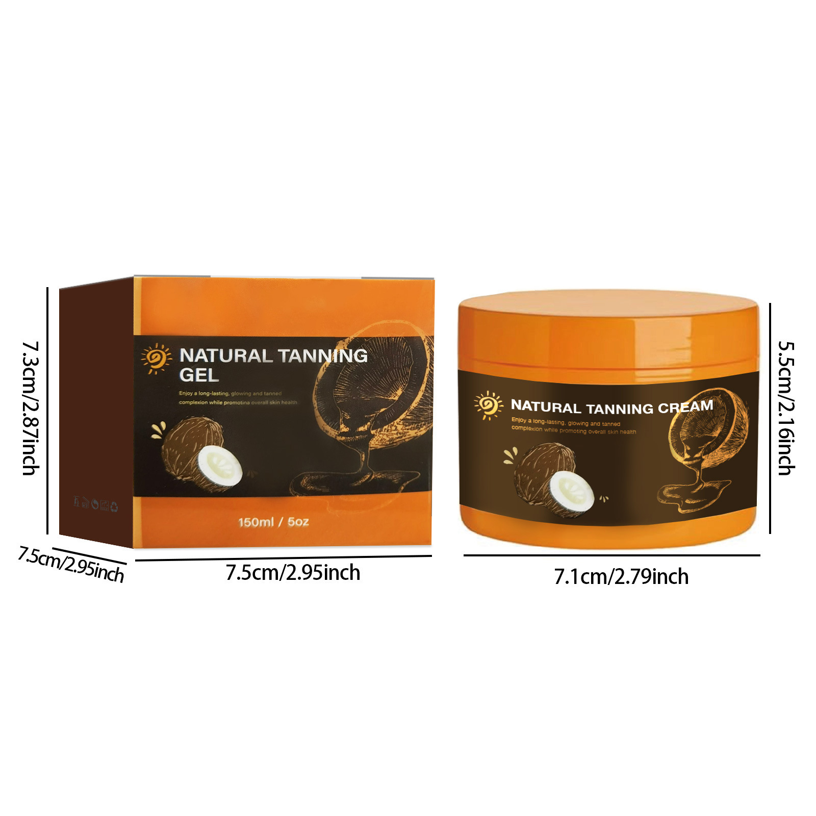 Cross-Border Hot-Selling Beach Tanning Gel for Outdoor Sunbathing, Hydrating and Moisturizing for a Healthy Tan 2