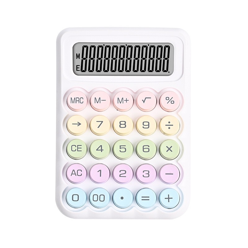 Teclado mecánico de color macarón calculadora multifuncional de dopamina popular computadora especial para estudiantes