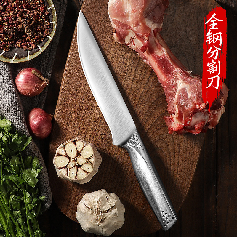 Cuchillo de corte de hueso de acero inoxidable cuchillo de corte de cerdo cuchillo de corte ultra afilado cuchillo de corte de carne de carne de vaca y oveja