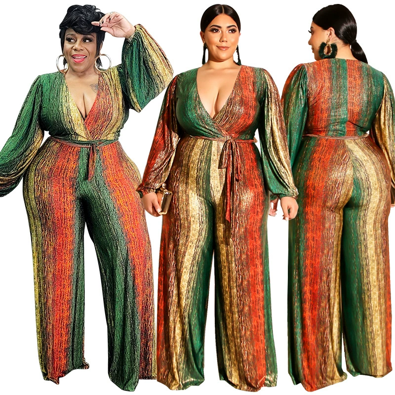 218108 трансграничные европейские и американские женские брюки больших размеров 2021 года, новые зимние прямые брюки с длинными рукавами, Amazon New