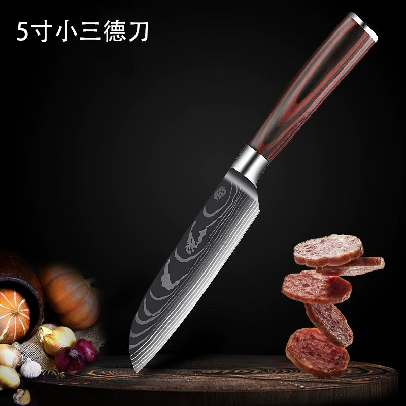 Special knife stainless steel, wavy set