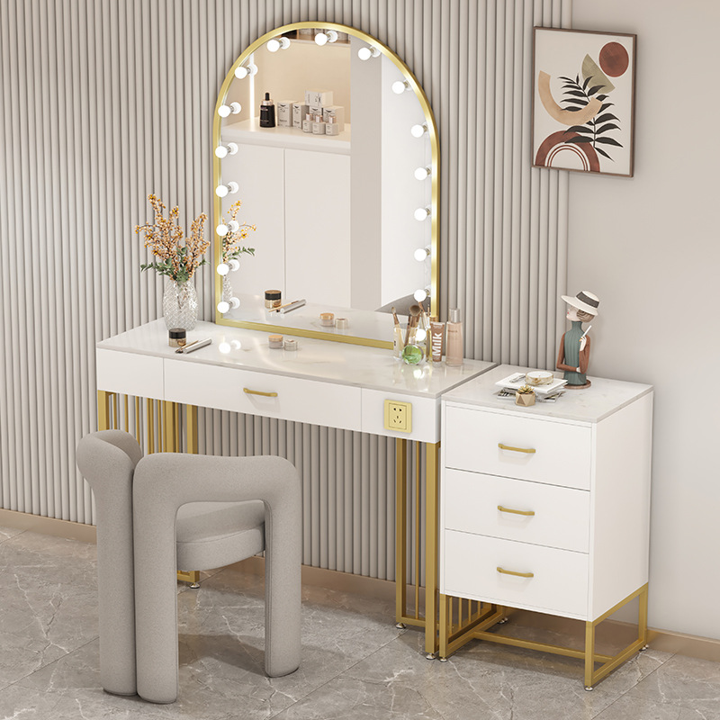 Photo Studio Photography with Lighted Dressing Table Beauty Salon Studio Makeup Table Makeup Artist Professional Makeup Table