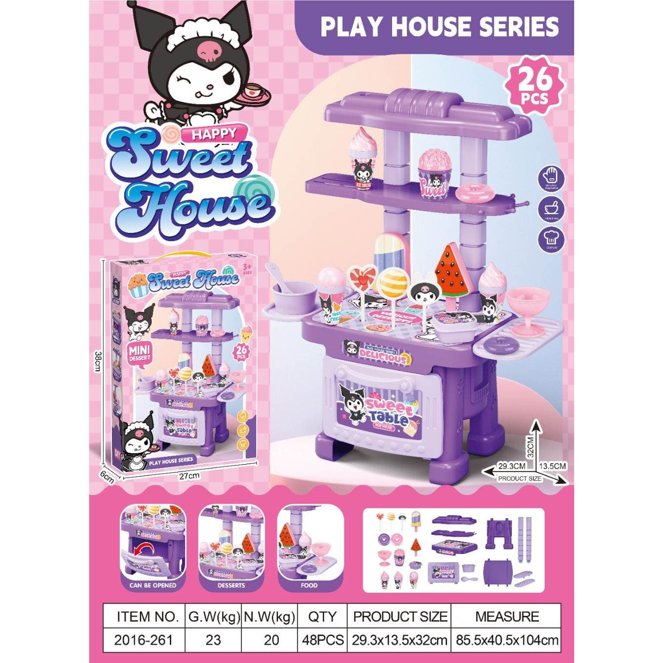 Juego transfronterizo de juegos para el hogar spray cocina para niños mesa de cocina mesa de comedor utensilios de cocina para niños y niñas para cocinar juegos de juguetes educativos