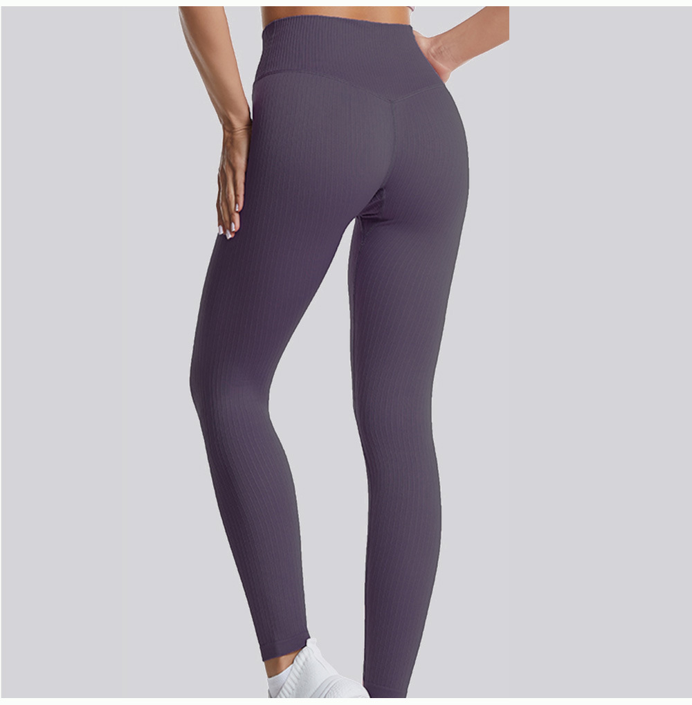 Classic Style Solid Color Chemical Fiber Blending Nylon Active Bottoms Leggings display picture 10