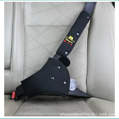 Seat belt shoulder pad | Set - high-end-black-suit-maternal-and-infant-grade-material-can-be-used-by-both-adults-and-babies