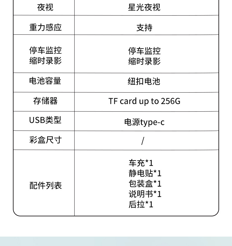 4K Ultra-Clear Driving Recorder, New Model with Wifi Connectivity, Starlight Night Vision, Intelligent Loop Recording, Automatic Coverage