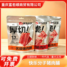 快乐分子猪肉脯40g多味厚切肉片开袋即食追剧解馋猪肉小零食批发