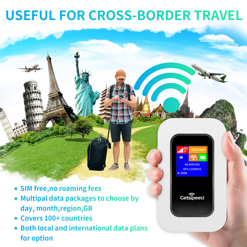 Travel Mifi Japan, South Korea, Europe, Uk, Greece, Turkey, Australia 4g Portable Wifi International Internet